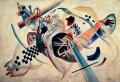 Wassilij Kandinsky | Auf Weiß I | 1920 | Öl auf Leinwand | St. Petersburg, Staatliches Russisches Museum